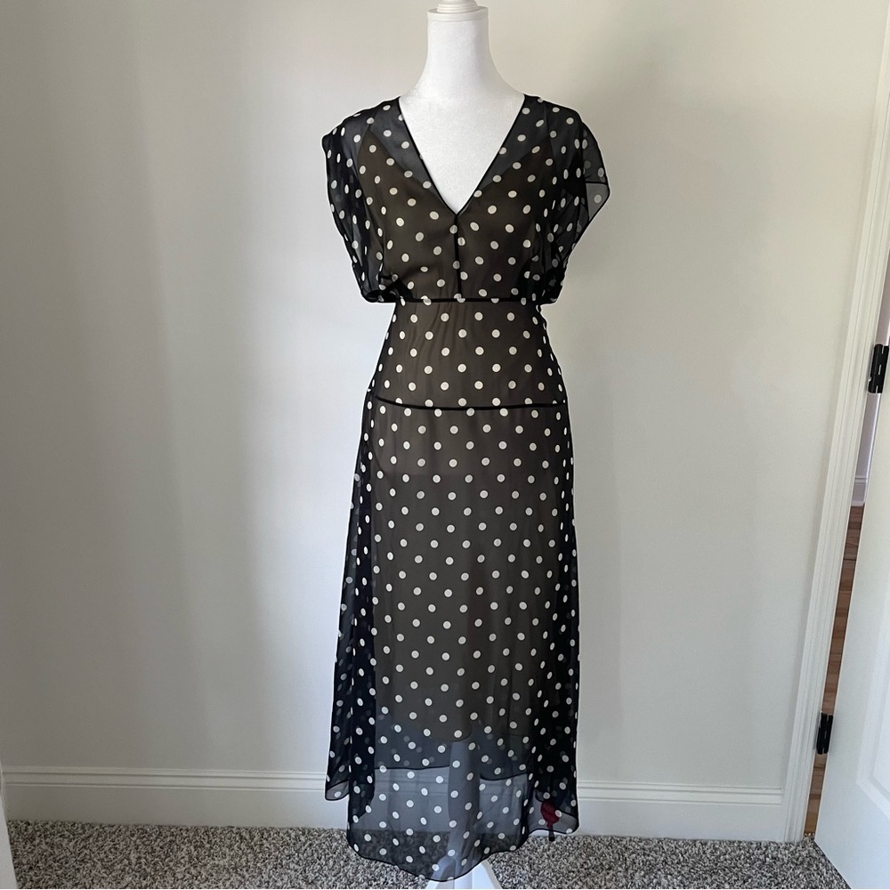 Theory Polka Dot Dress